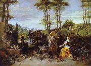 Jan Breughel Noli me tangere oil